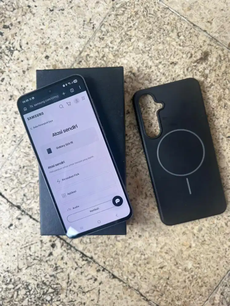 Samsung s24 fe sein, fullset.