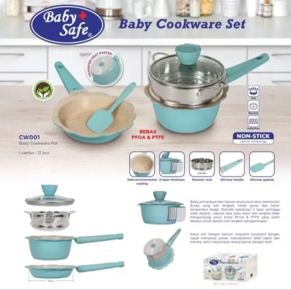 Baby Safe Cookware Set Alat Masak Mpasi Bayi