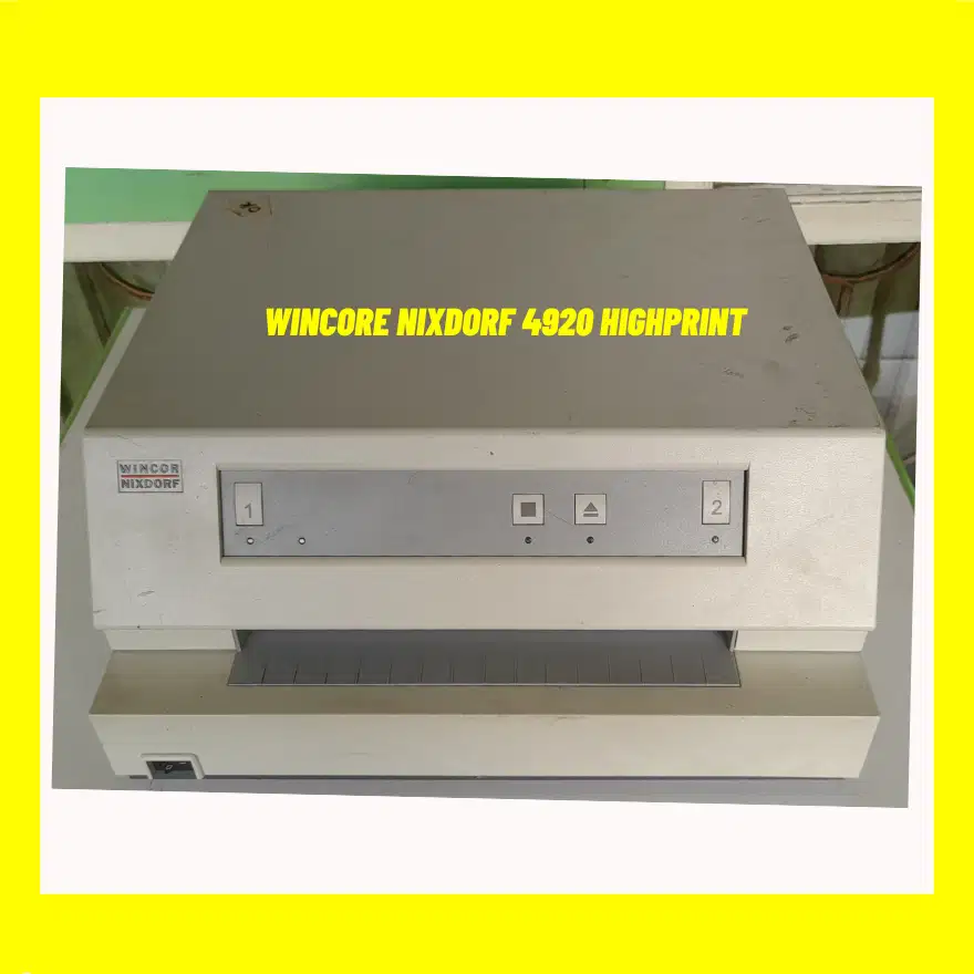 printer pass book PASSBOOK wincore nixdorf 4920  highspeed EX KANTOR
