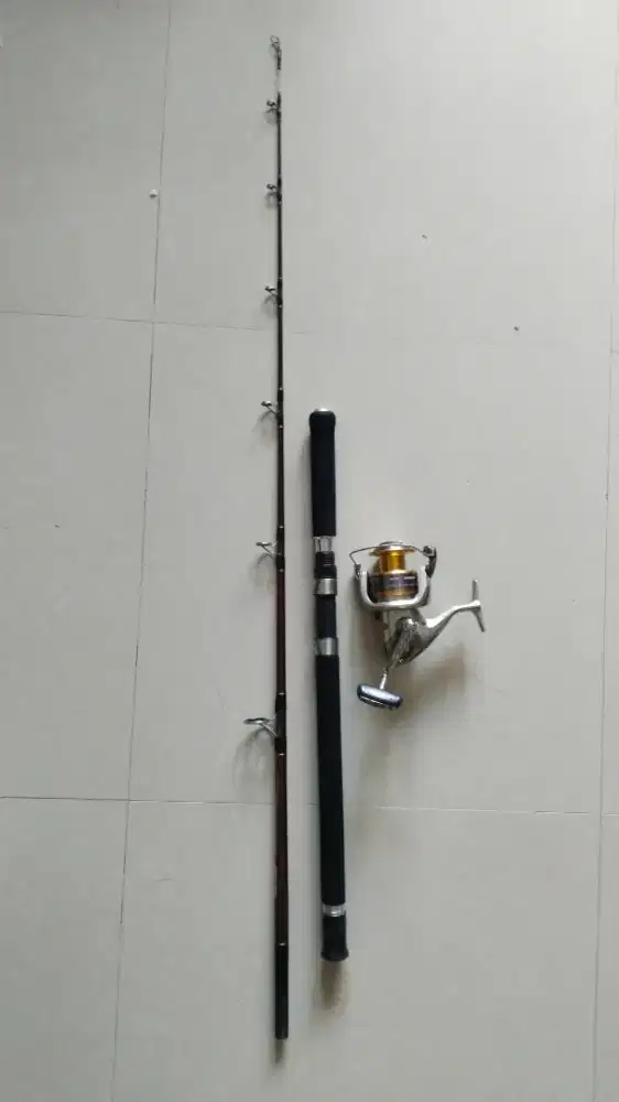 1 set reels & joran laut