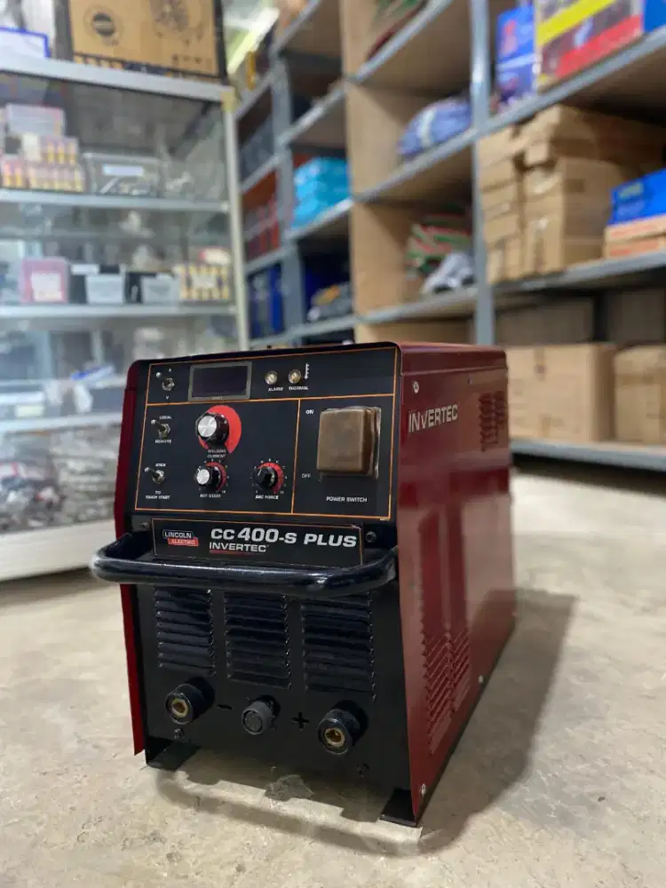 MESIN LAS BEKAS MMA 400A LINCOLN LISTRIK INVERTER IGBT DC SMAW STIK