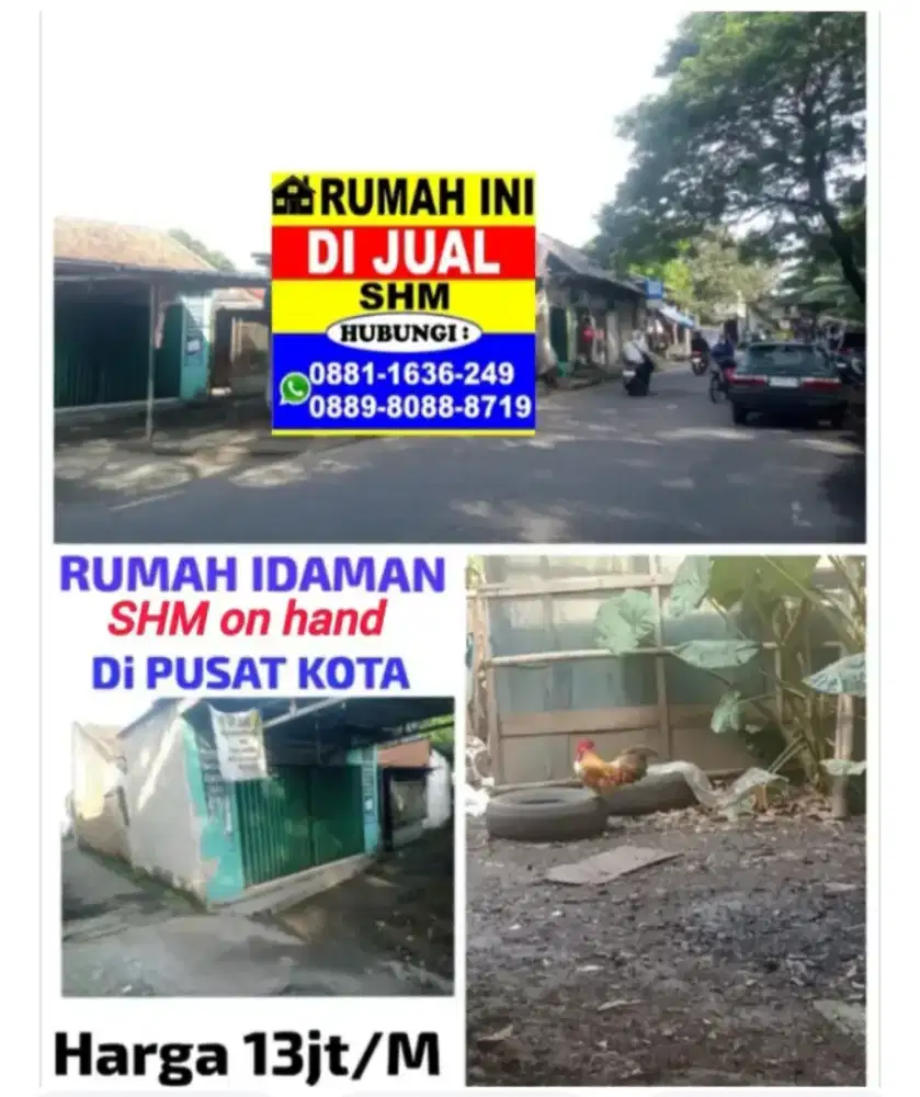 JUAL Rumah dipusat KOTA lokasi strategis DEKAT BANDARA SOEKARNO-HATTA!
