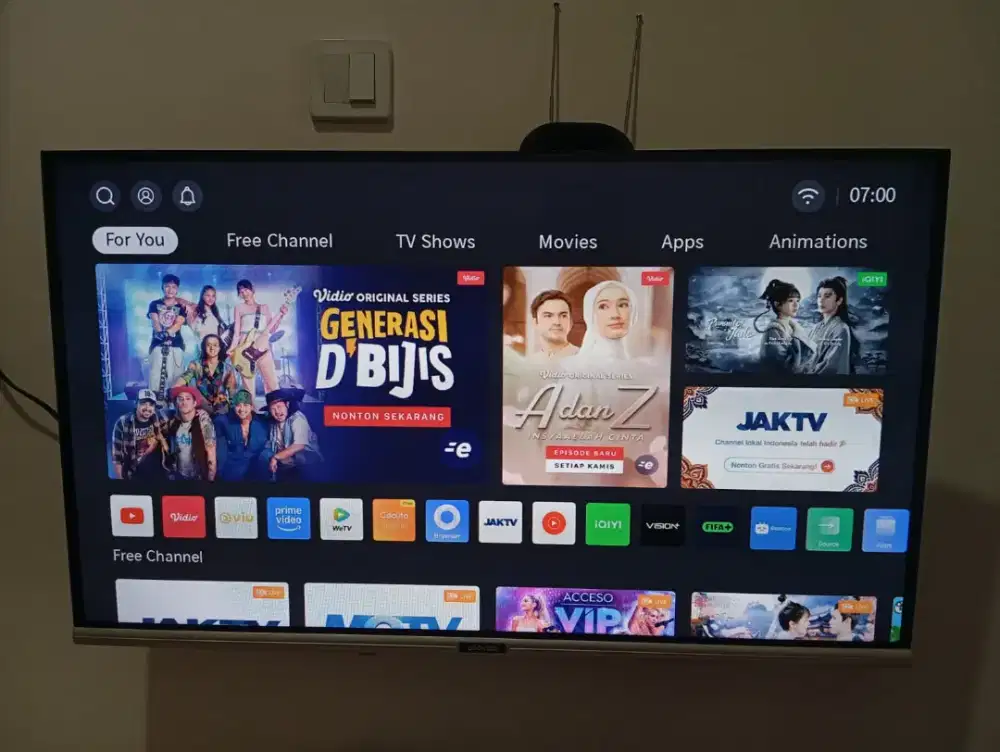 Smart TV LED 32 Coocaa mulus