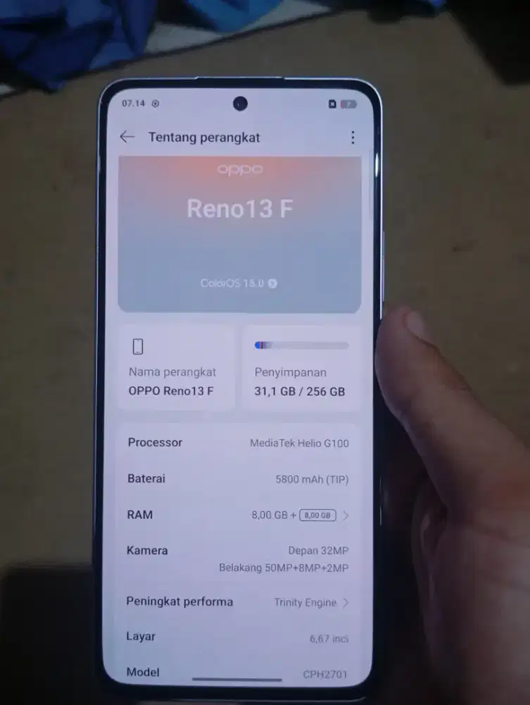 Oppo Reno 13f Ram 8/256