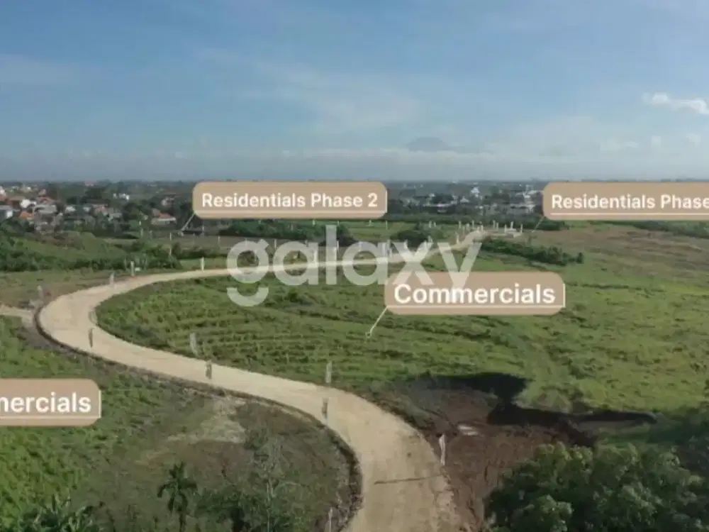 Canggu Hills Tanah Kavling, Ruko, Komersial Sewa dan Komplek Villa Premium