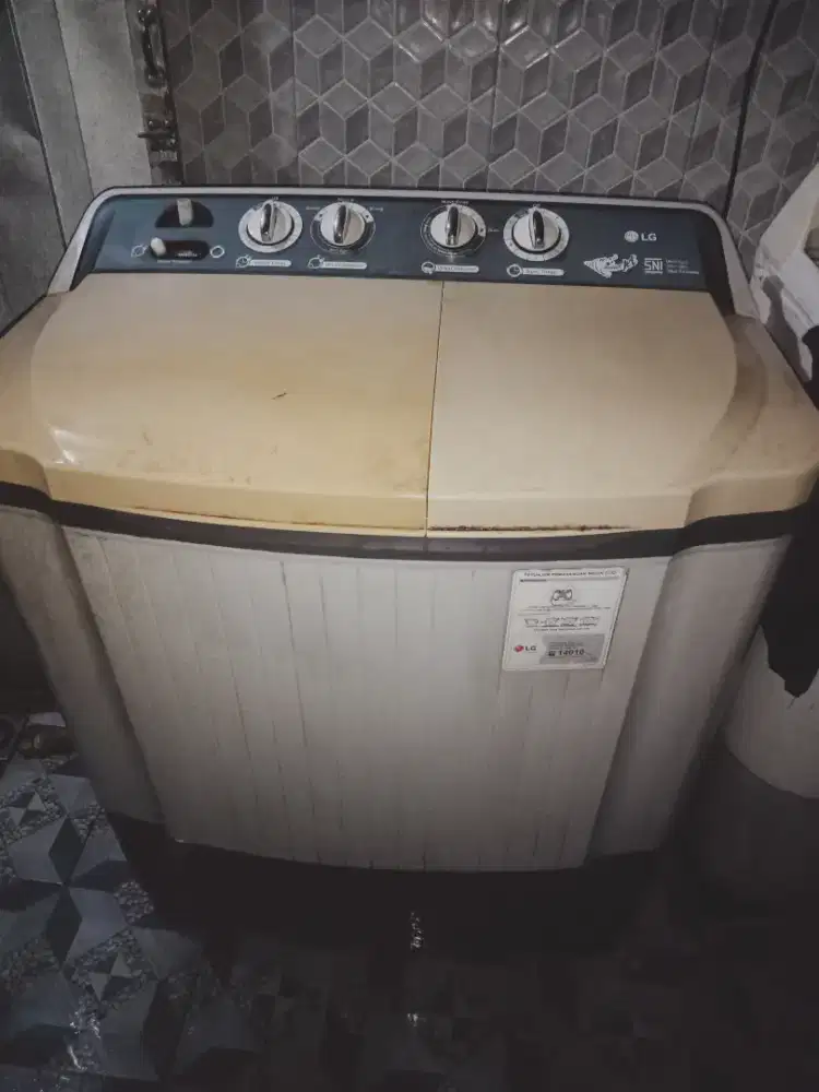Mesin cuci LG 8kg ori blm pernah servis