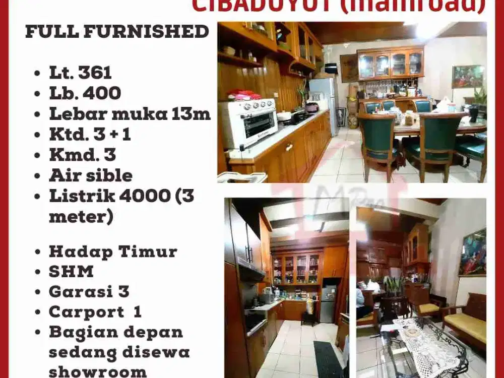 dijual rumah lokasi strategis furnished di mainroad Cibaduyut Bandung
