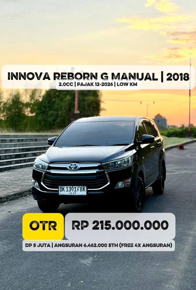 Toyota Kijang Innova 2018 Bensin MT