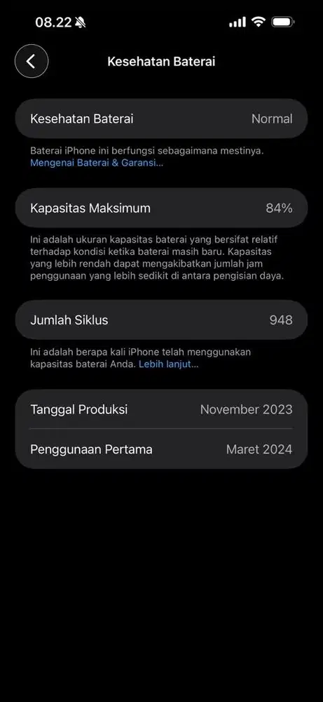Dijual Iphone 15 ProMax 256 GB Blue Titanium