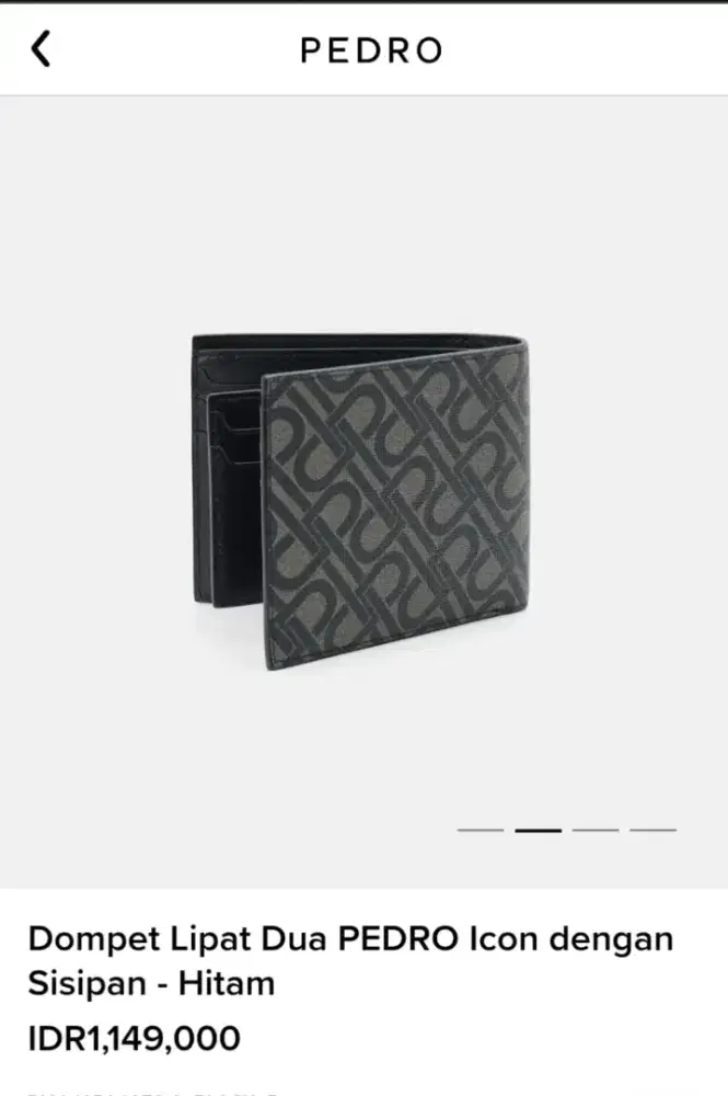 Dompet Pedro Ori, dijual karna hadiah