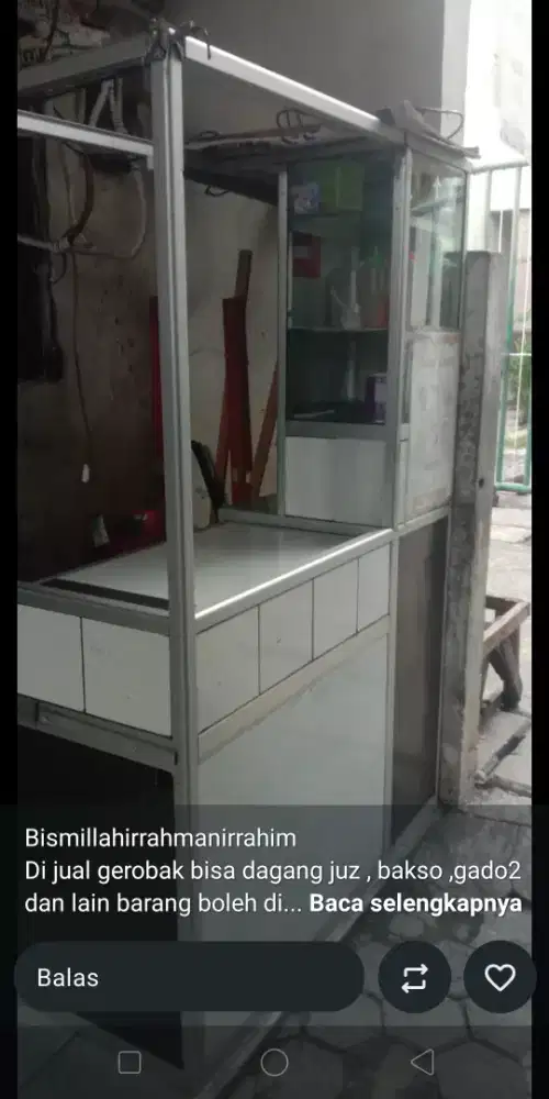 D juak itelase bisa buat masak dan bis buat dagangan d deoan rmh