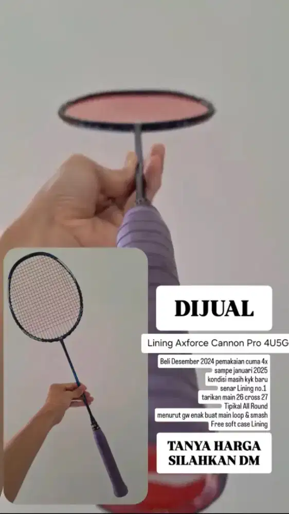 Raket Lining Axforce Cannon Pro 2nd