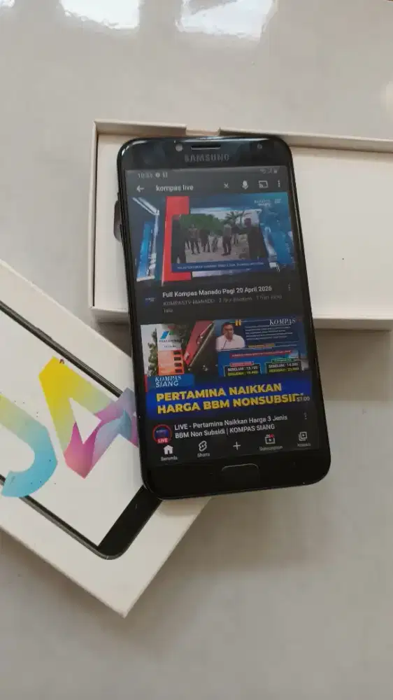 Samsung Galaxy J4 second Normal Cileungsi