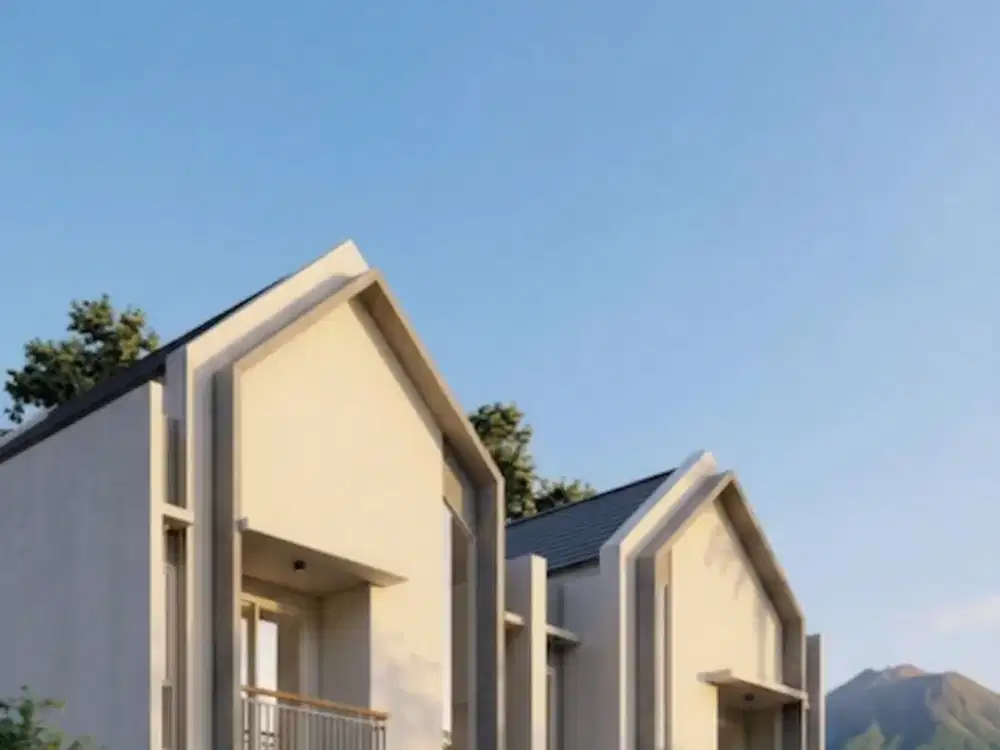 Rumah berkonsep villa modern 2 lantai view pegunungan kota batu Passive income SHM on hand KPR