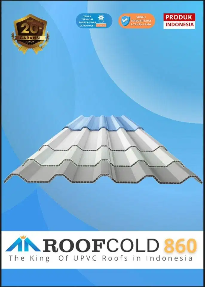 ATAP UPVC ROOFCOLD 830 ,830