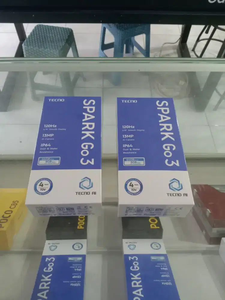Fast respon WA Tecno Spark GO3 4+4/128 Garansi resmi 13bln