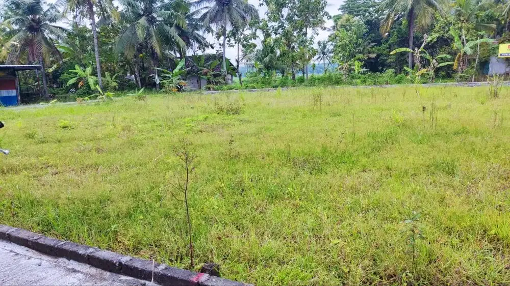 Tanah pekarangan kaplingan 100 m dari jl wates.