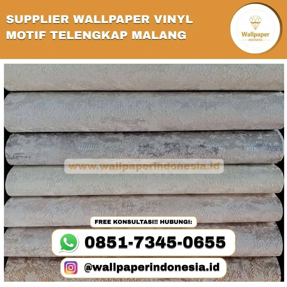 SUPPLIER WALLPAPER VINYL MOTIF TERLENGKAP MALANG