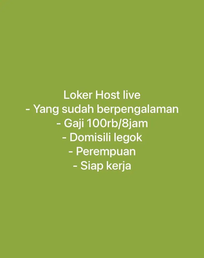 Loker host live