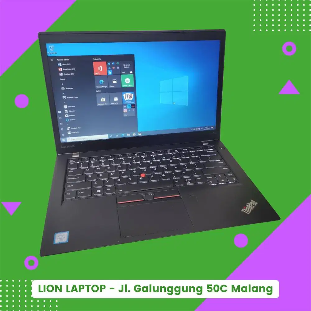 RAM 8GB SSD 256GB Core i7 SLIM Lenovo Thinkpad T470s [22|04]