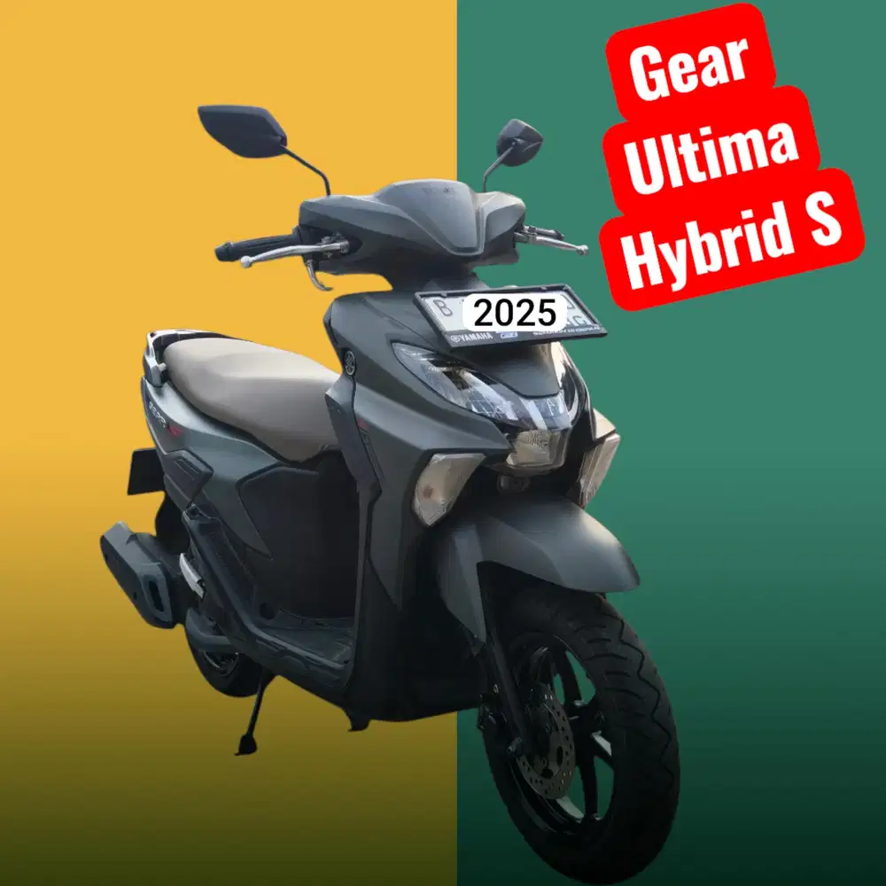 Yamaha Gear Ultima Hybrid S type tertinggi (KTP daerah bs kredit)