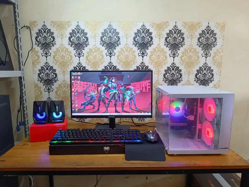 KOMPUTER GAME i5-8500, RAM 16GB, SSD 512GB, VGA GTX 1650 NEW, LED 22