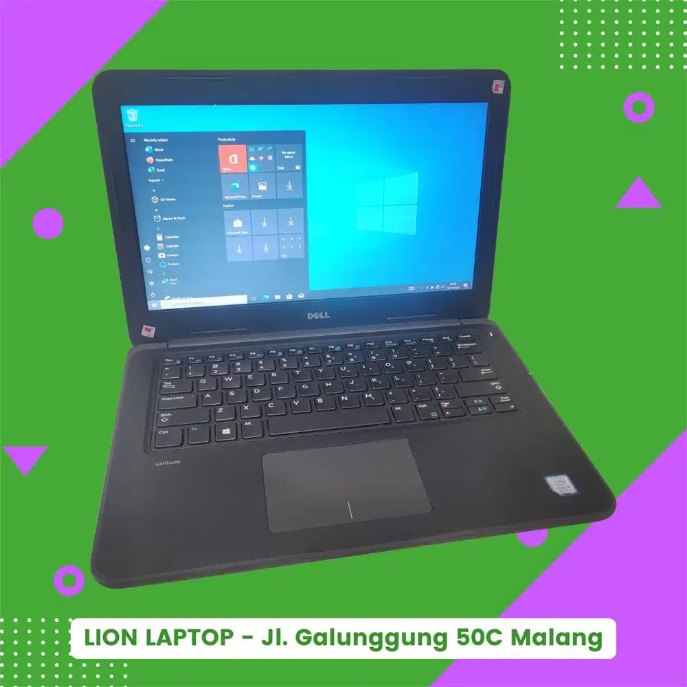 Core i5 Gen 7 Murah Mulus RAM 8GB SSD 256GB Dell Latitude 3380 [22|04]