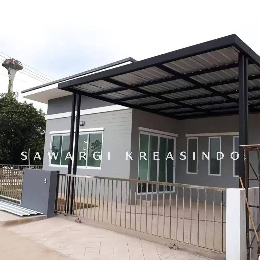 Pager kanopi rumah minimalis, jasa pasang harga terbaik bandung cimahi