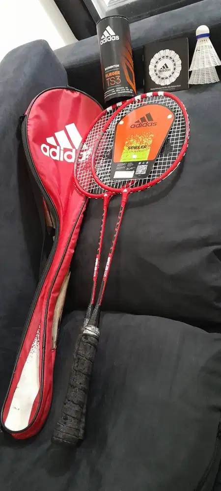 Adidas Spieler E2 E-2 CST Racket Raket Badminton Sepasang Original MAP