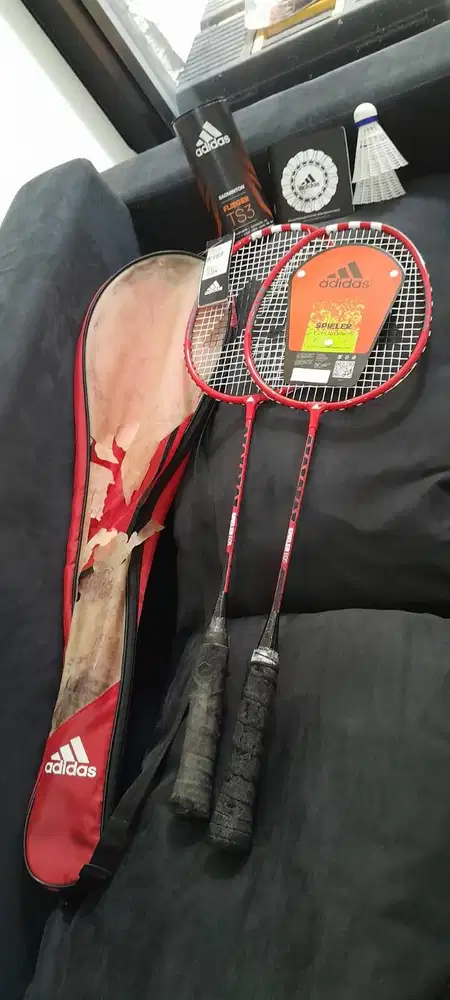Adidas Spieler E2 E-2 CST Racket Raket Badminton Sepasang Original MAP