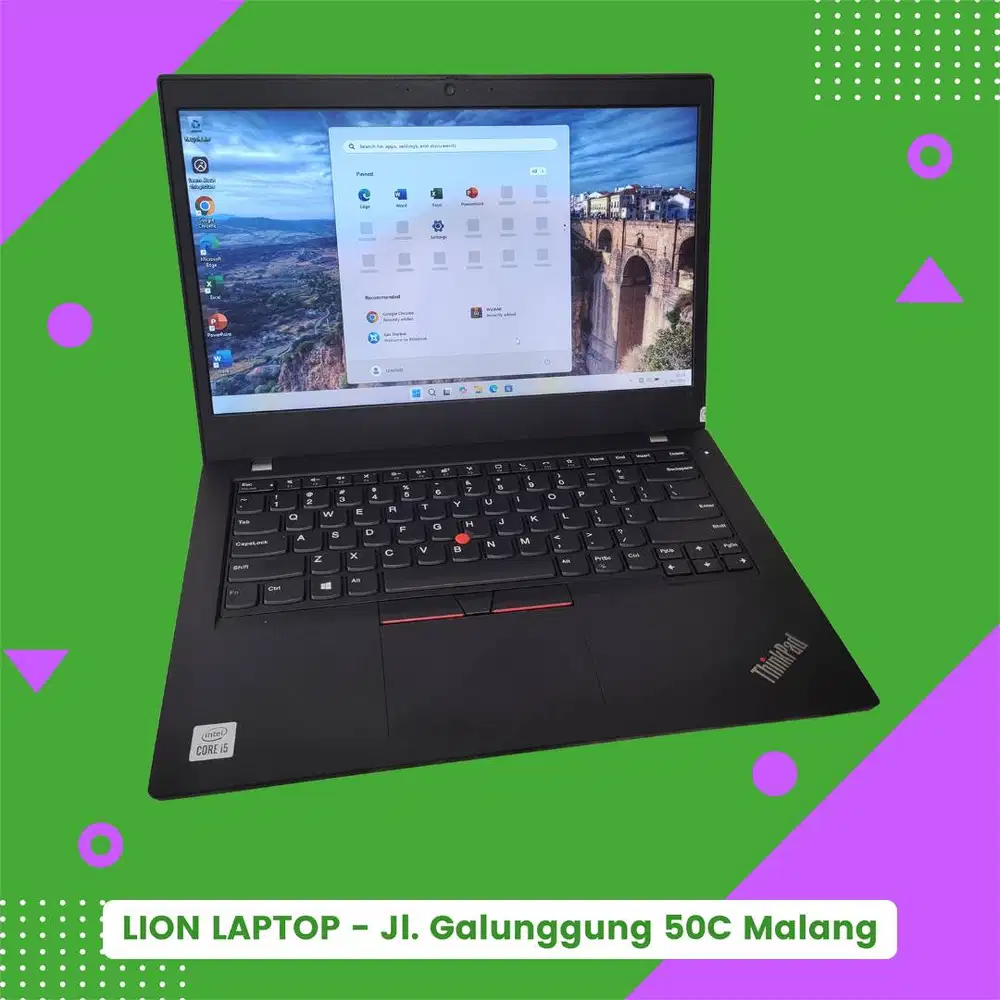 i5 Gen 10 Murah RAM 8GB SSD 256GB Lenovo Thinkpad L14 [22|04]