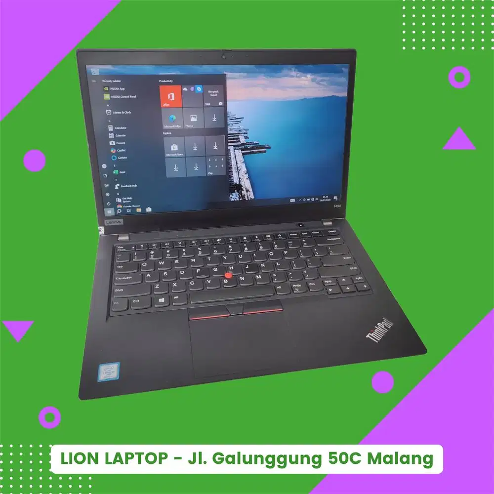 Double VGA NVIDIA Core i5 8/256 Slim Lenovo Thinkpad T490 [22|04]