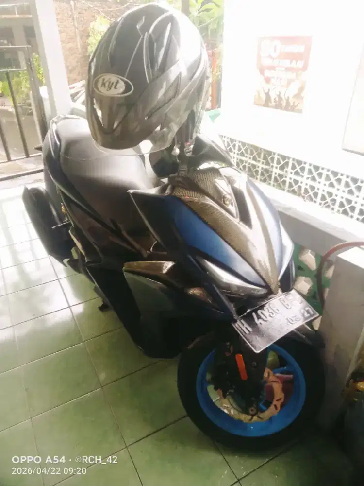 Aerox 2017 biru keyless