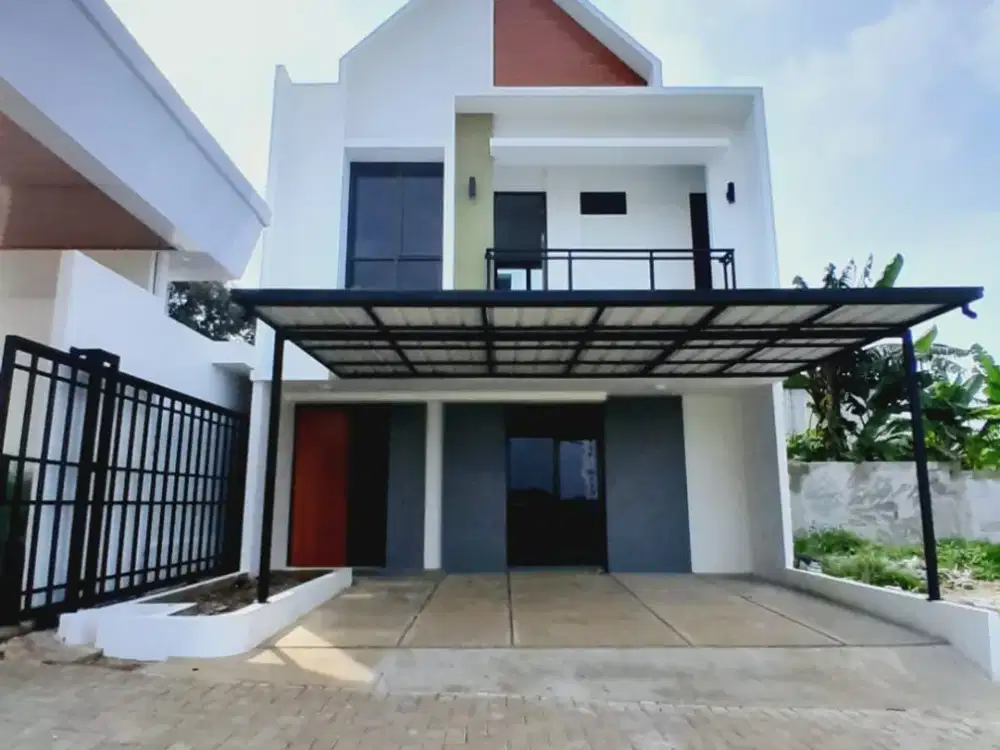 rumah cluster 700 jutaan fasilitas club house, mushola, dan taman bermain