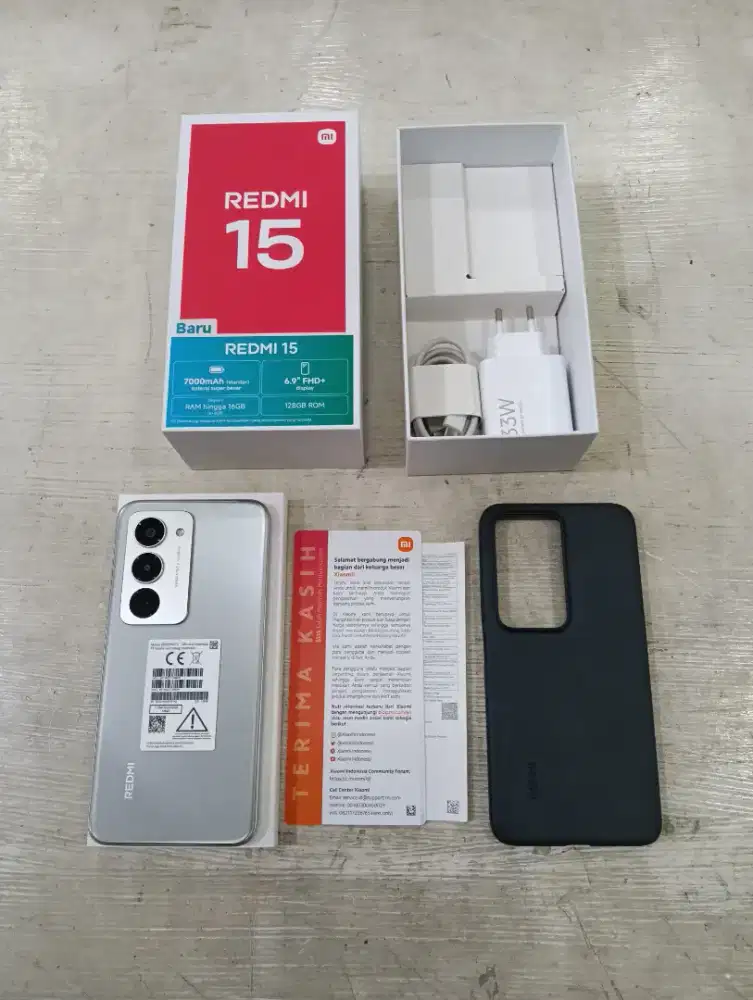 Redmi 15 8/128 seken murah dan lengkap