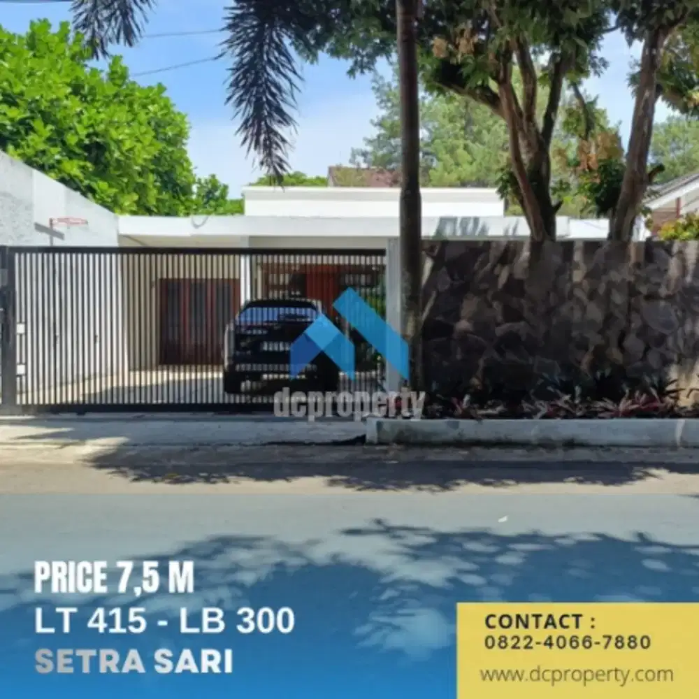 Rumah kondisi terawat setrasari Sukajadi Pasteur