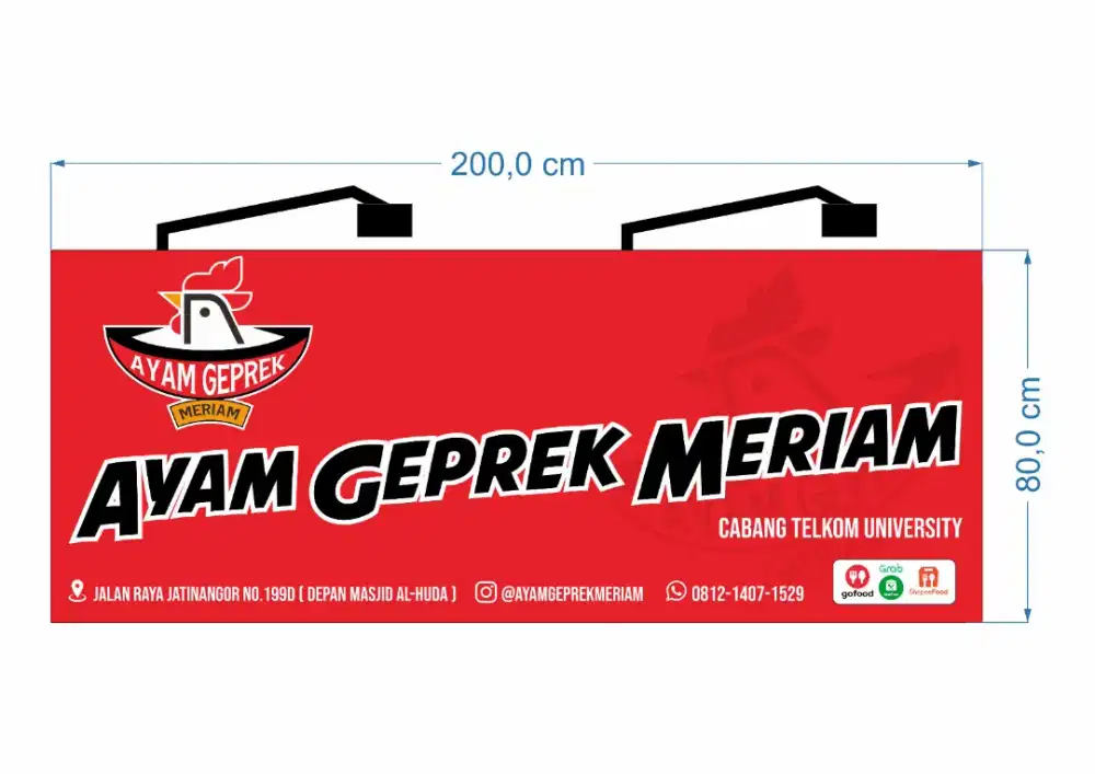 Huruf timbul akrilik free pemasngann