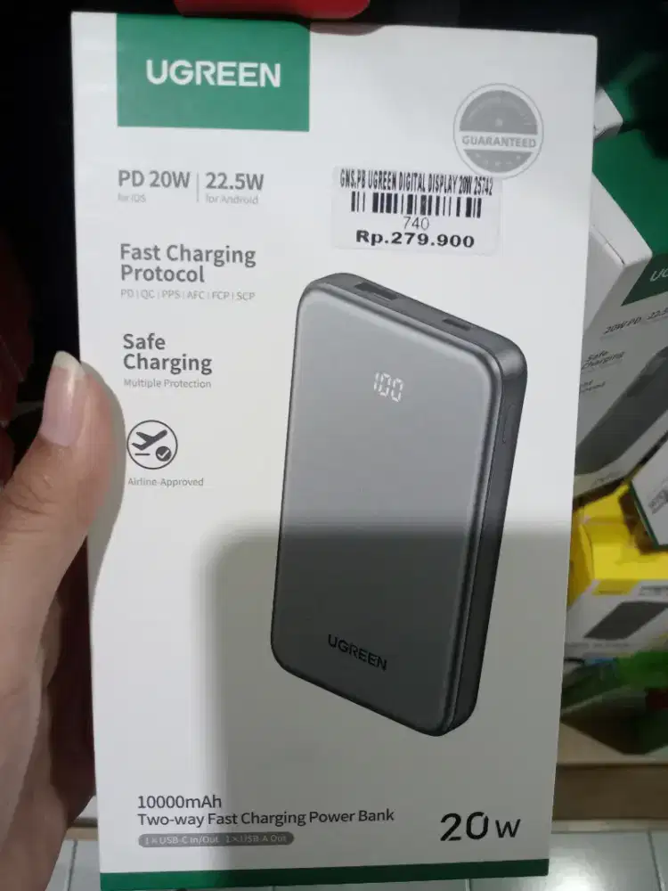 PB UGREEN DIGITAL DISPLAY 20W| ATLANTIS DAHSYAT