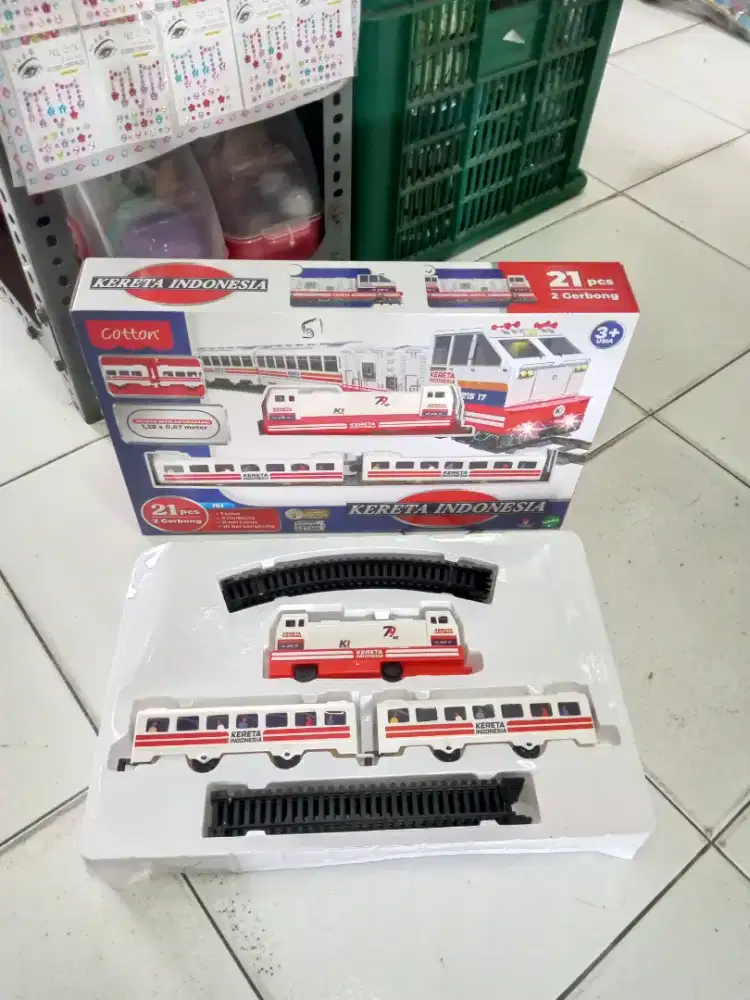 Mainan Anak Kereta Indonesia baterai