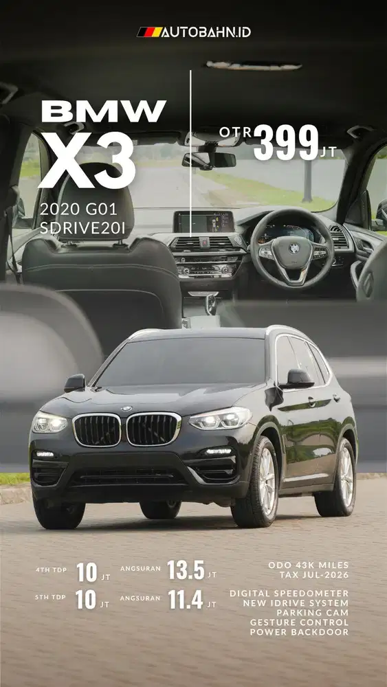 BMW X3 sDrive20i G01 2020