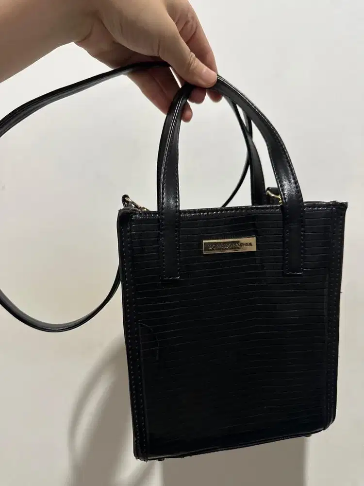 Tas Original Doris Dorothea - Sling Wallet Croco Black