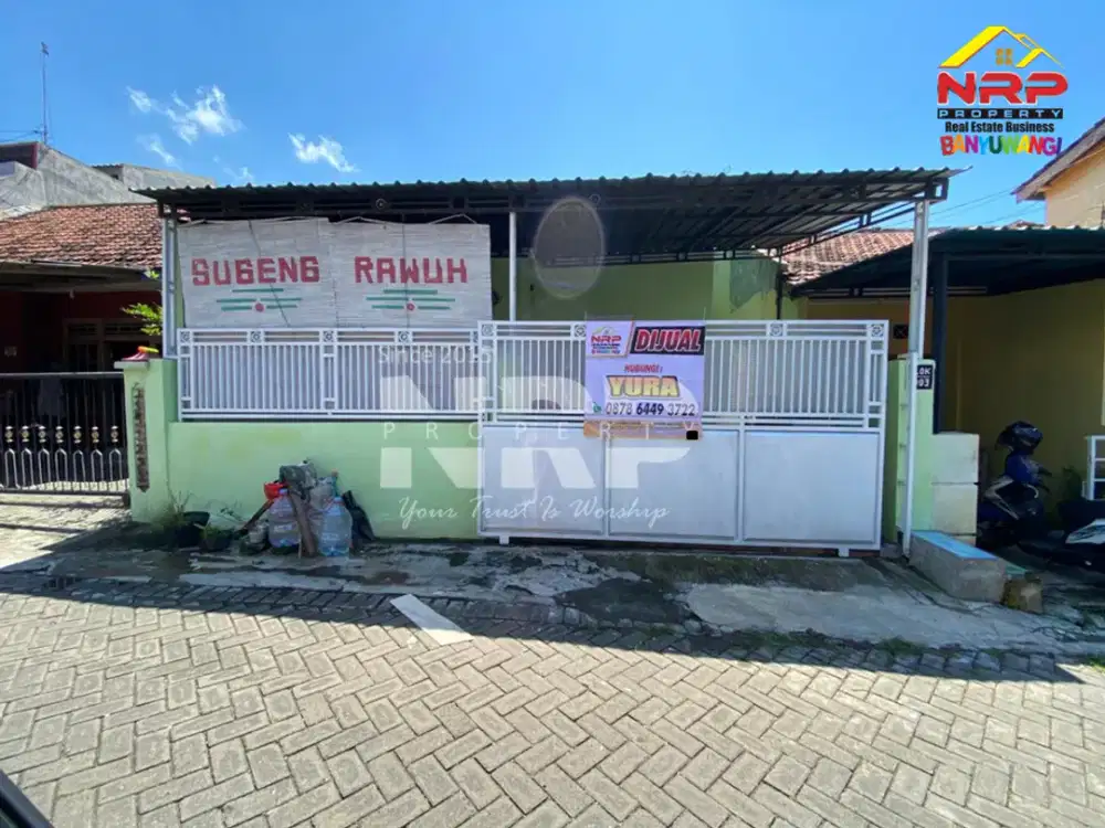 DIJUAL RUMAH MINIMALIS  MURAH 200 JUTAAN SUKOWIDI, BANYUWANGI