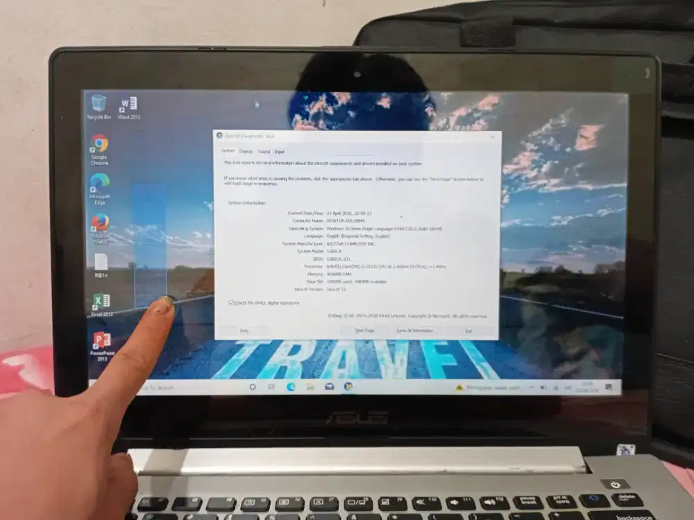 Jual laptop asus S300C