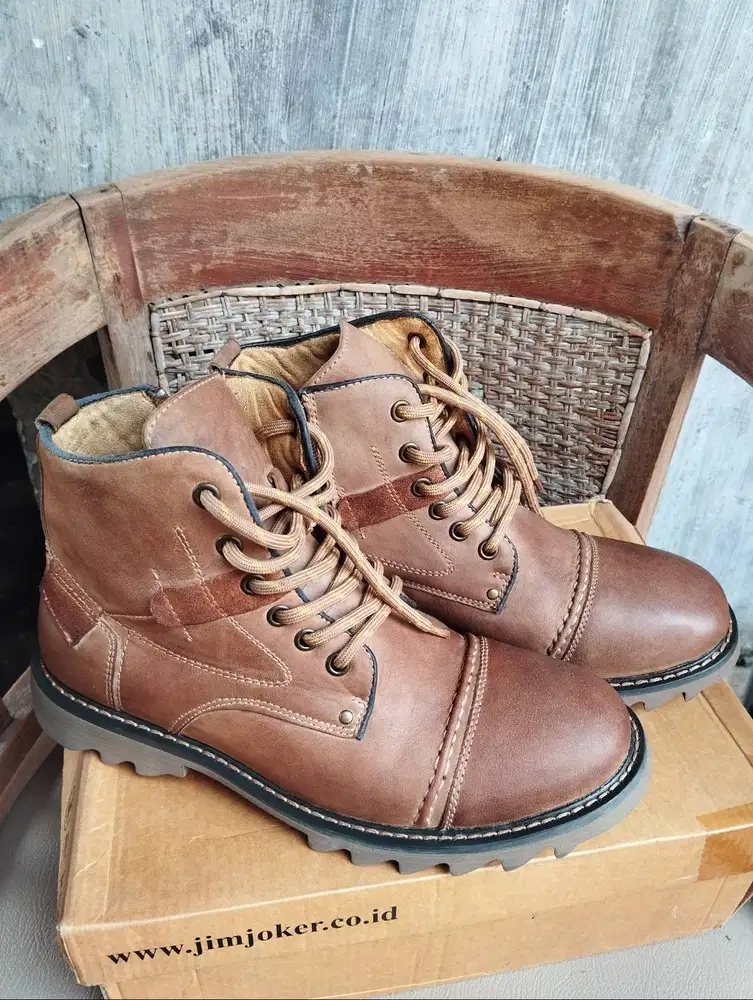 Sepatu kulit jim joker ORIGINAL