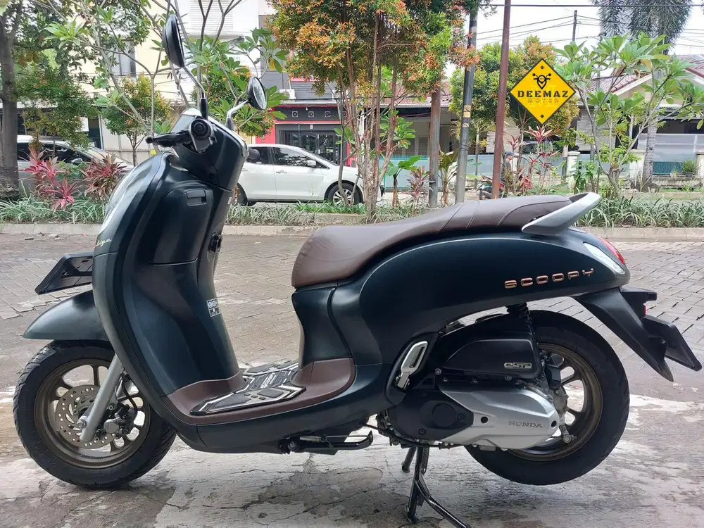 (DP 300)‼️ Honda Scoopy Prestige Keyless Hitam Mulus 2024 Cash Kredit