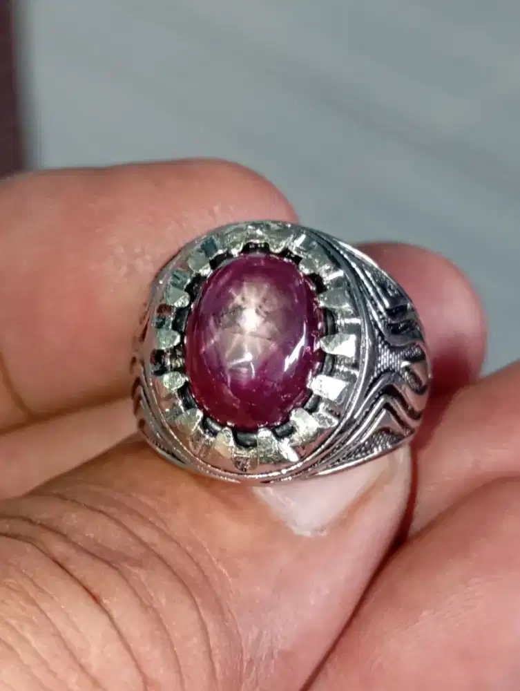 Natural Ruby antik Star 12