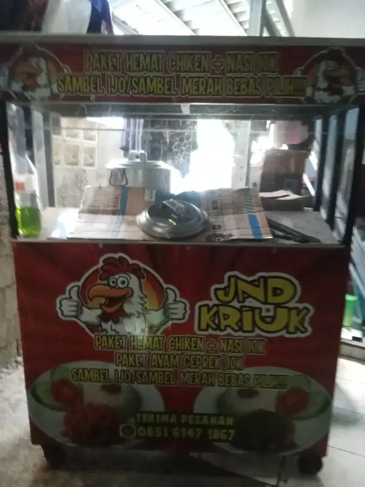 Gerobak chiken bekas