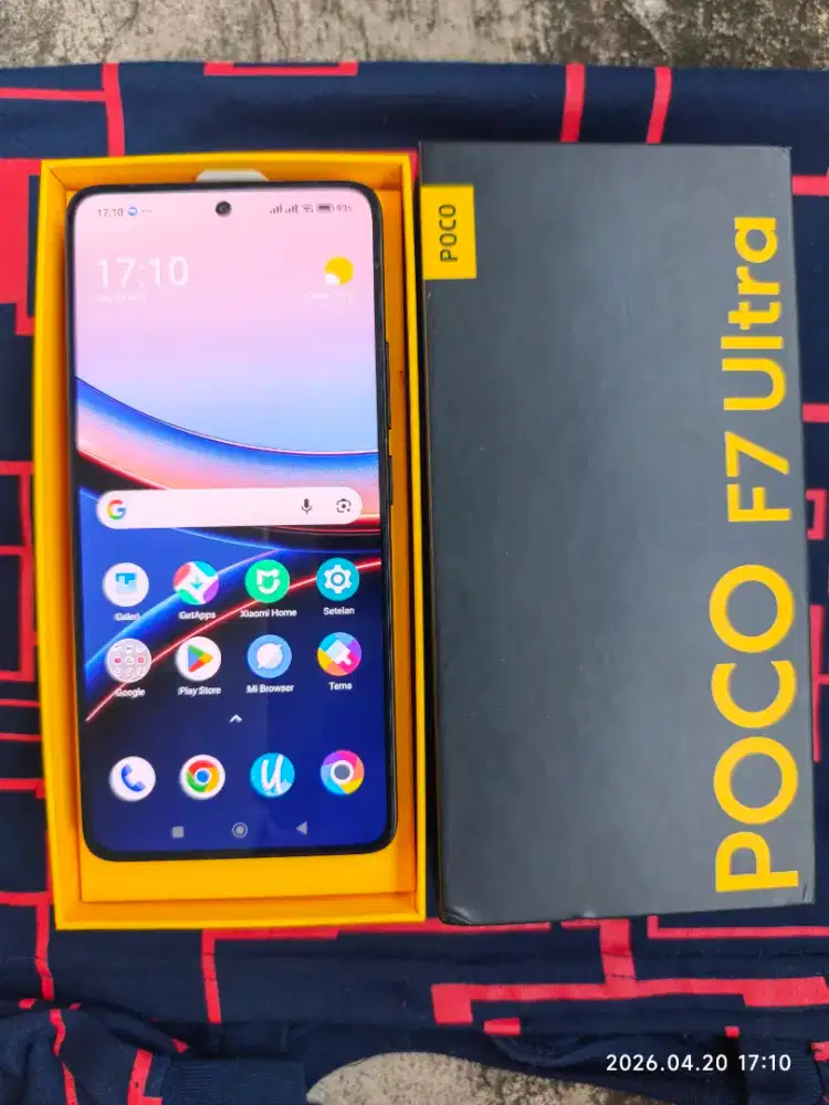 Poco F7 Ultra  12/256 Fullset ori segel mulus no minus istimewa