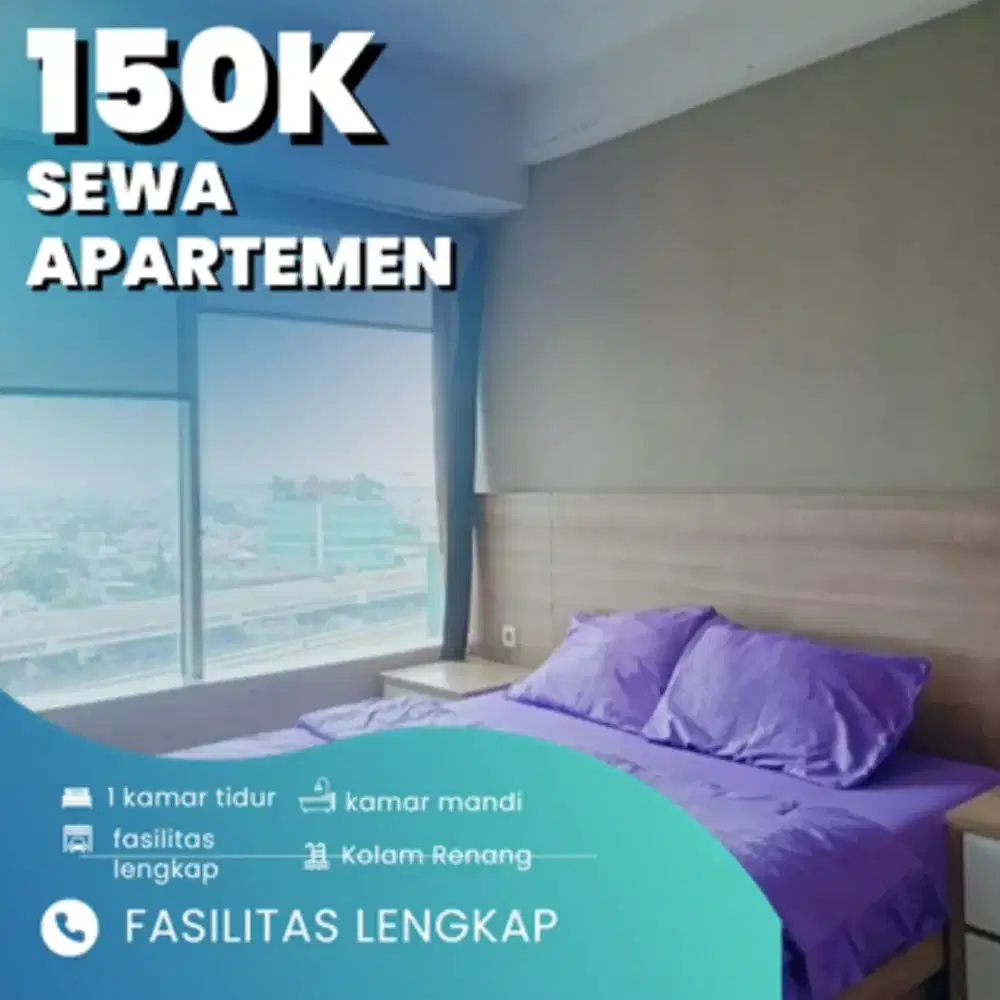 SEWA APARTEMEN HARIAN/TRANSIT SPRINGWOOD RESIDENCE TANGERANG TERMURAH