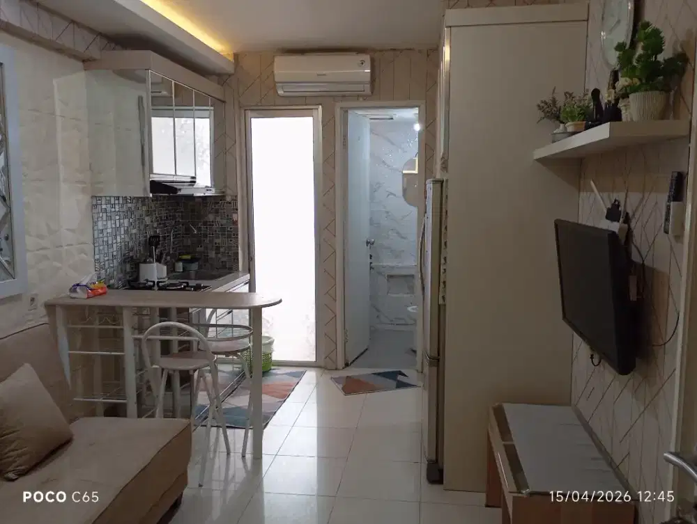 UNIT BERSIH DAN RAPI APT BASSURA ATAS MALL DISEWAKAN MURAH